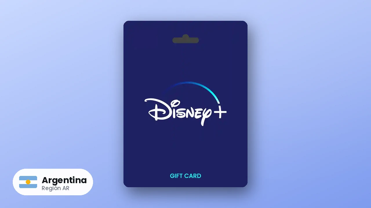 Disney+ Gift Card Argentina — código región AR