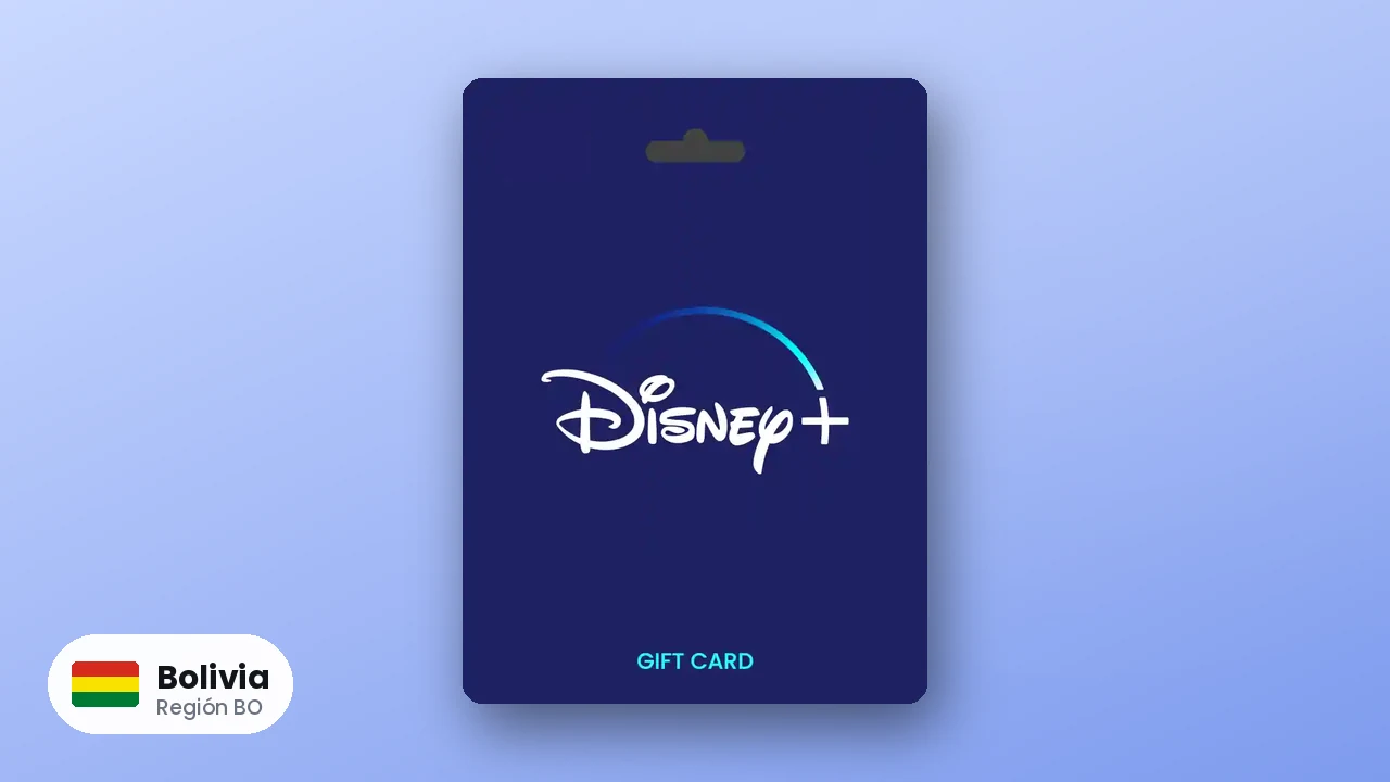 Disney+ Gift Card Bolivia — código región BO