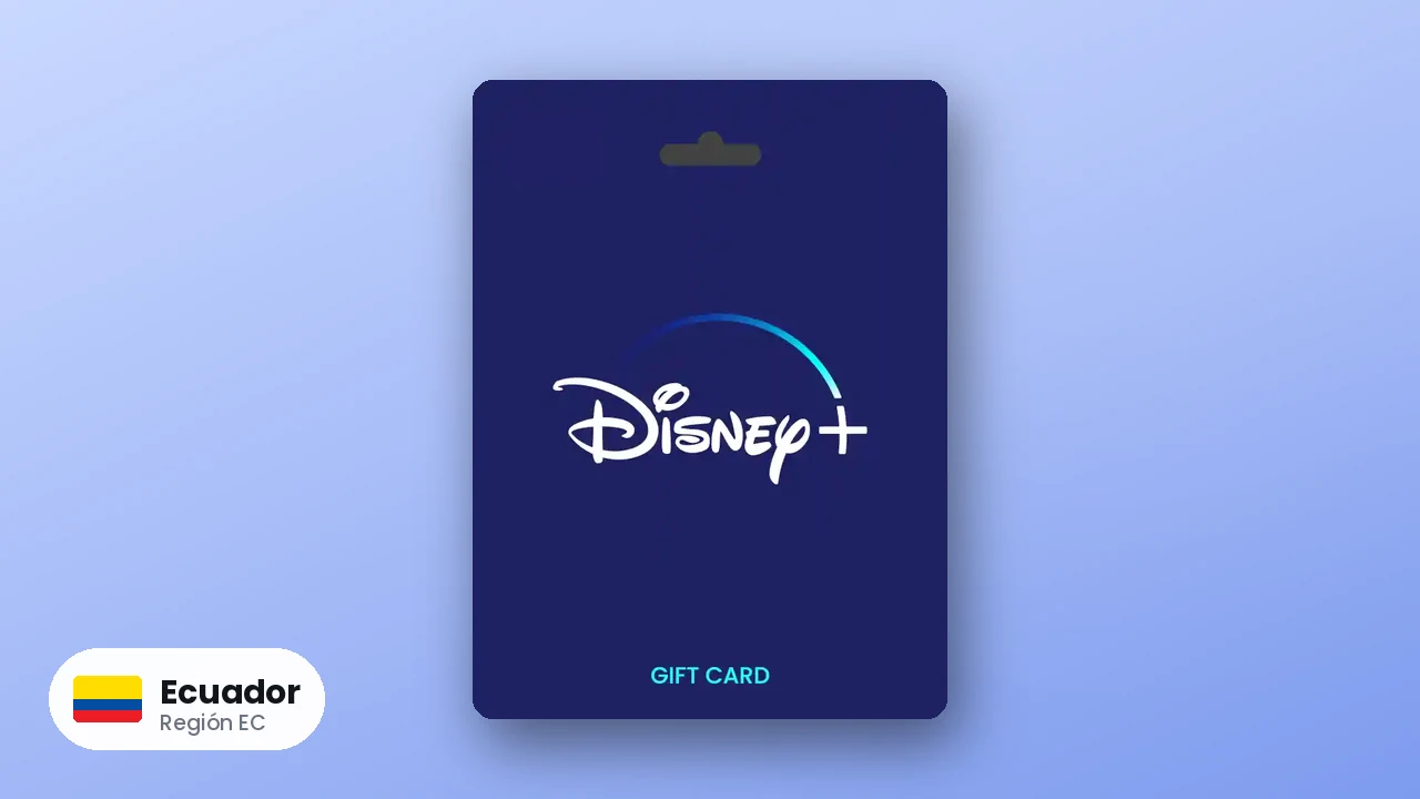 Disney+ Gift Card Ecuador — código región EC
