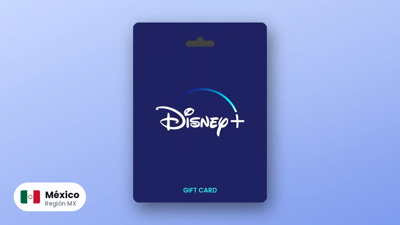 Disney+ Gift Card México — código región MX