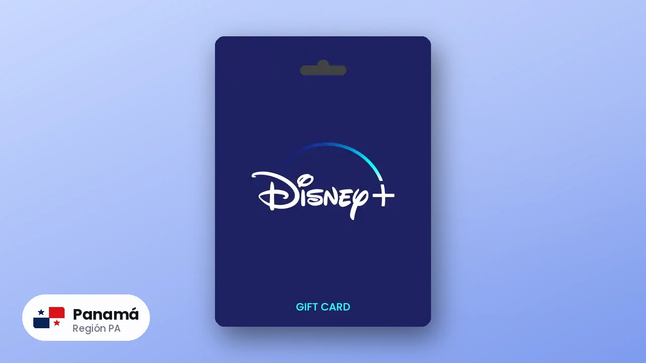 Disney+ Gift Card Panamá — código región PA