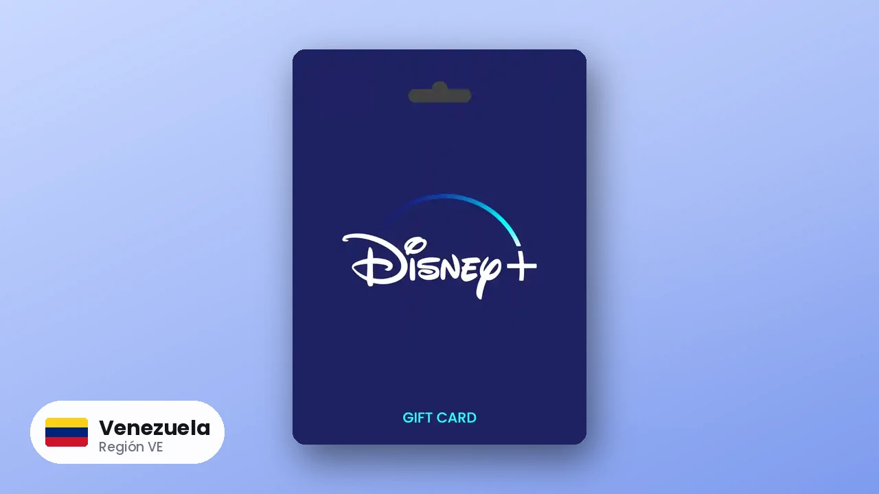Disney+ Gift Card Venezuela — código región VE