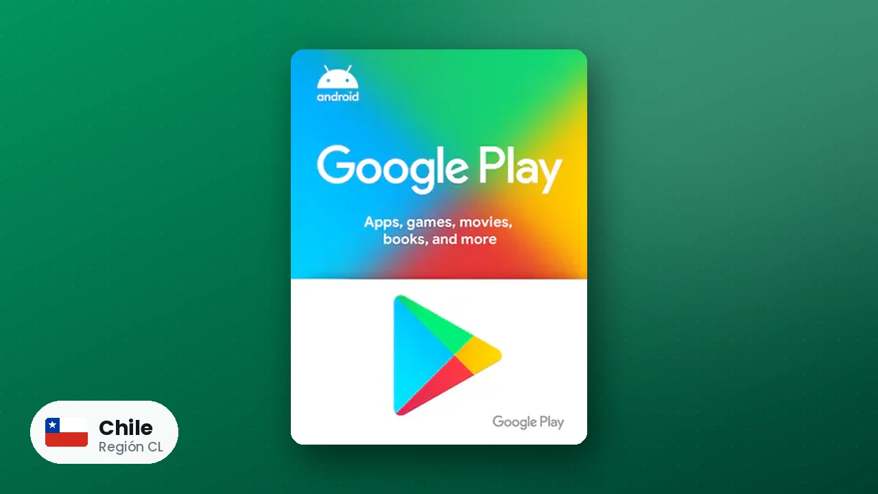 Google Play Gift Card Chile — código región CL