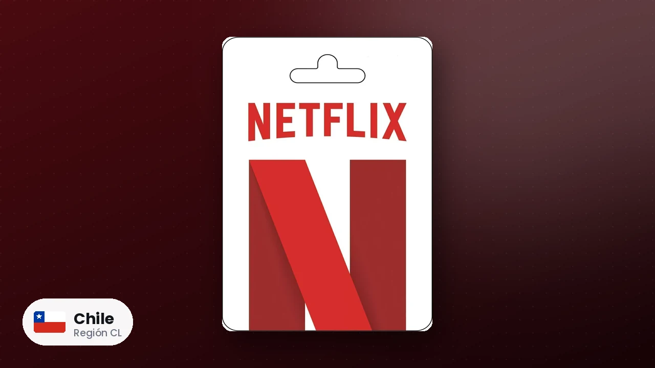 Netflix Gift Card Chile — código región CL