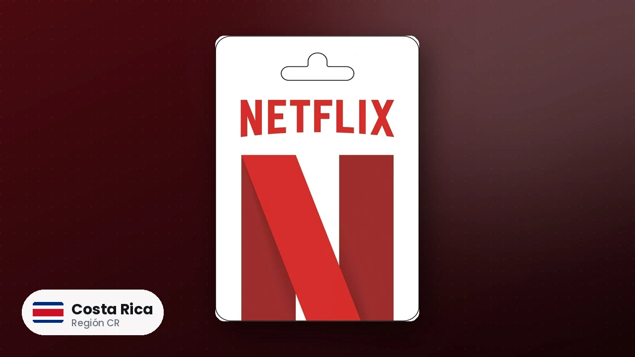 Netflix Gift Card Costa Rica — código región CR