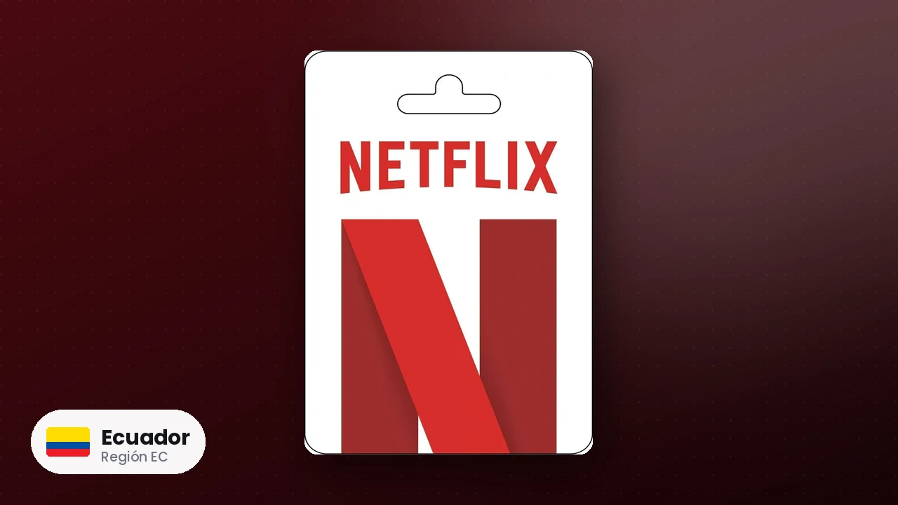 Netflix Gift Card Ecuador — código región EC