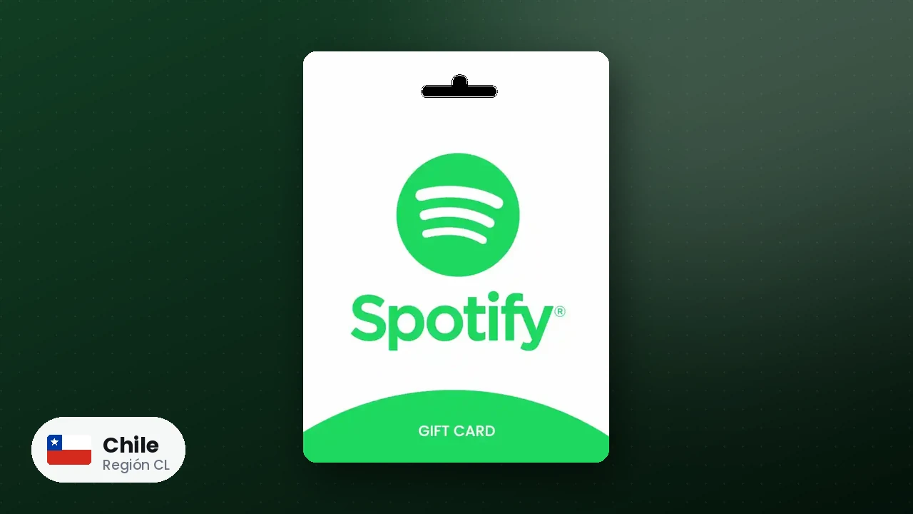 Spotify Gift Card Chile — código región CL