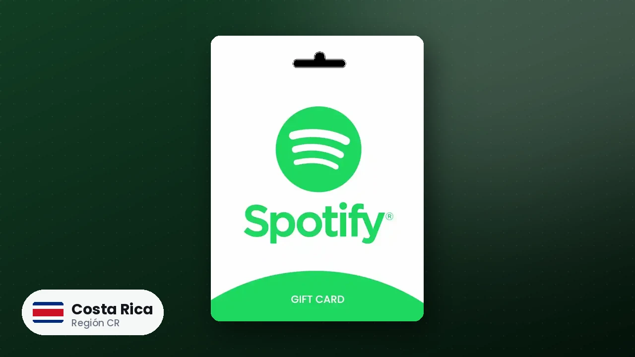 Spotify Gift Card Costa Rica — código región CR